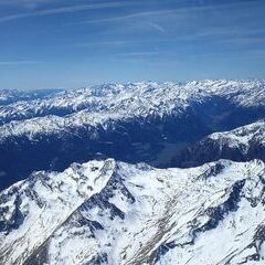 Flugwegposition um 09:34:36: Aufgenommen in der Nähe von 39013 Moos in Passeier, Autonome Provinz Bozen - Südtirol, Italien in 4757 Meter